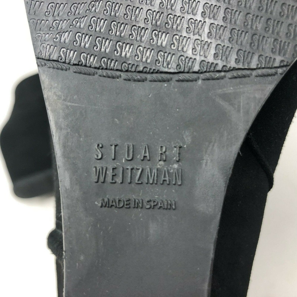Stuart Weitzman Slidein Suede Wedge Bootie Womens… - image 7